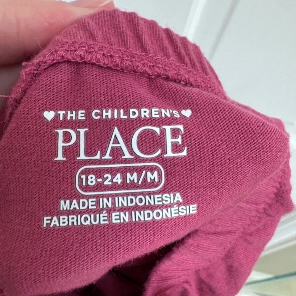 The Children's Place 18-24M Mauve Ruffle Hem Soft Shorts